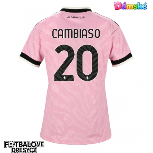Juventus Andrea Cambiaso #20 Dámské Venkovní Dres 2026-27 Krátký Rukáv Juventus Andrea Cambiaso #20 Dámské Venkovní Dres 2026-27 Krátký Rukáv